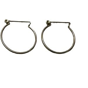 New 14Kt Yellow Hoops